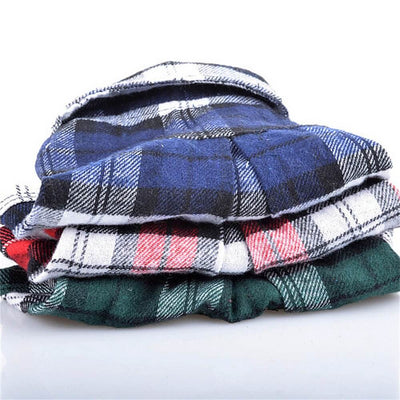Classic Plaid Dog Shirt - Cozy and Stylish for Every Occasion