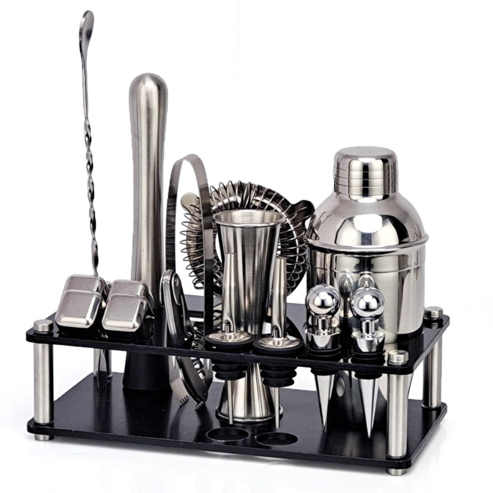 16 Pcs Mixology & Craft Cocktail Shaker Set