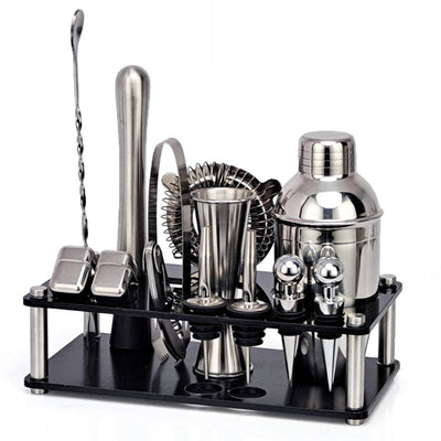 16 Pcs Mixology & Craft Cocktail Shaker Set