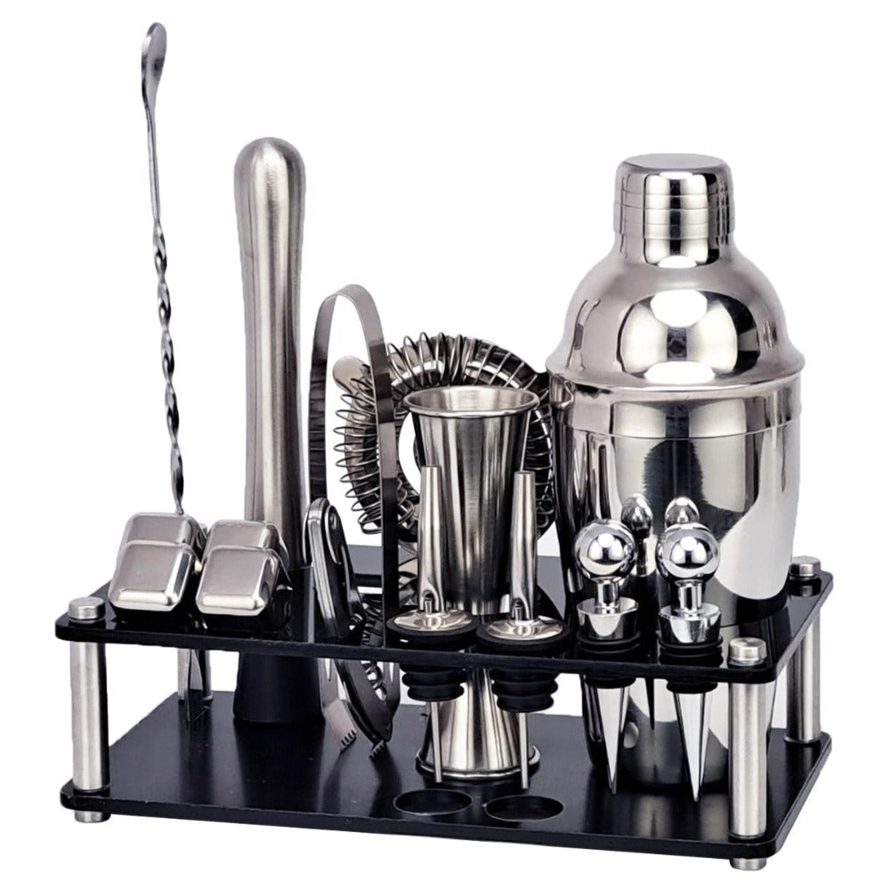 16 Pcs Mixology & Craft Cocktail Shaker Set
