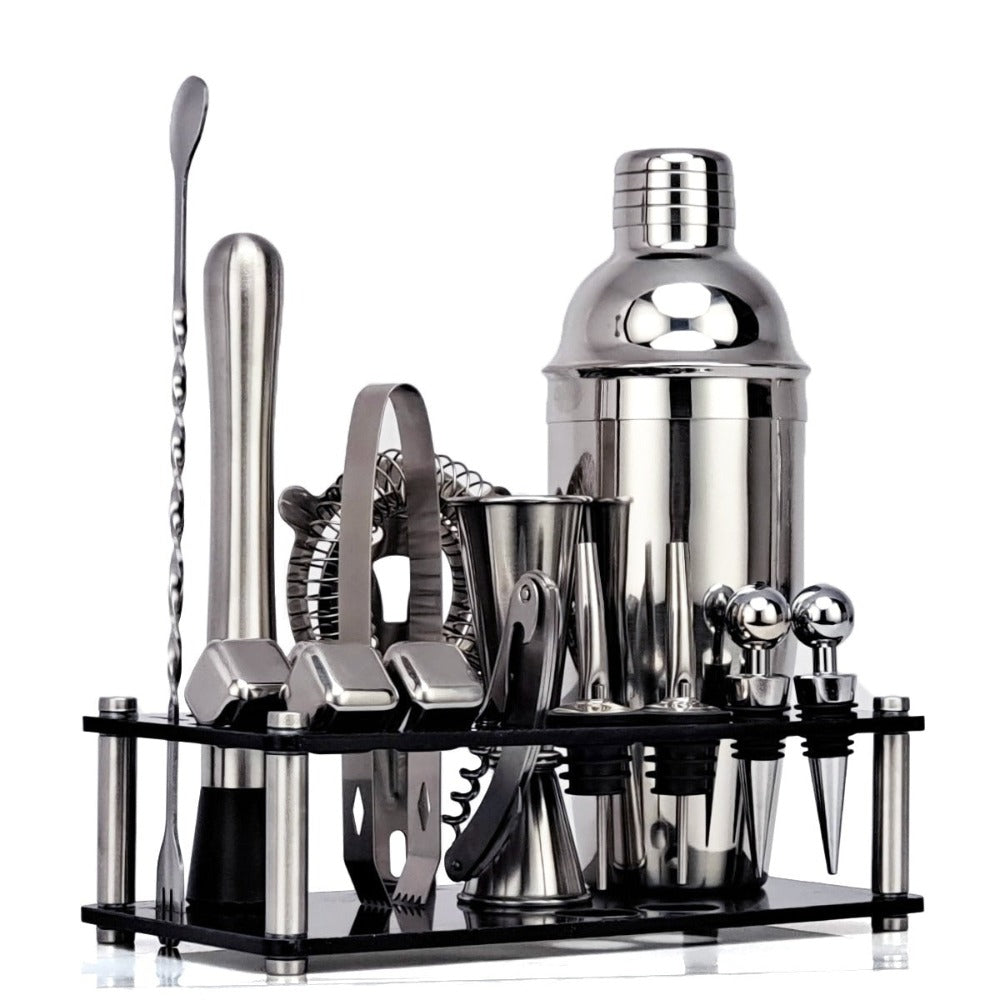16 Pcs Mixology & Craft Cocktail Shaker Set