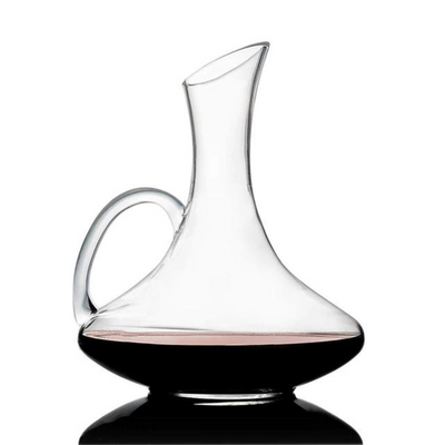 Elegant Handle Red Wine Decanter Set