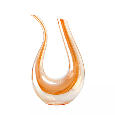 Elegant Crystal U-shaped Wine Decanter