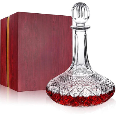 50oz Crystal Wine Decanter With Stopper