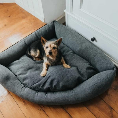 Triangular Corner Dog Bed for Large Dogs – Space-Saving, Washable Cover, Non-Slip