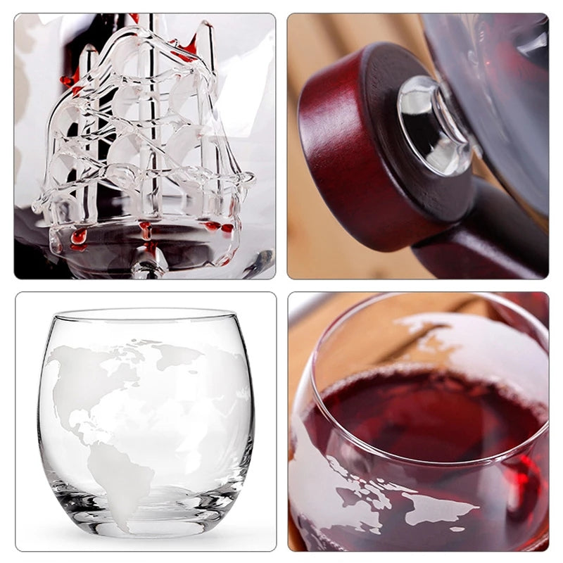 Unique Whiskey Decanter Set