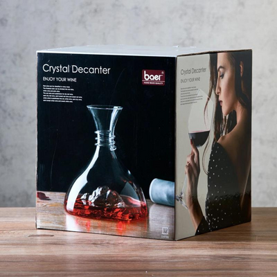 Glass Iceberg Red Wine Decanter
