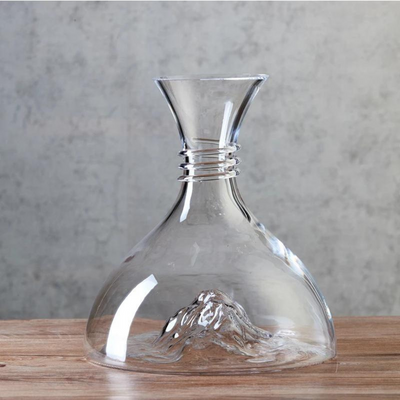 Glass Iceberg Red Wine Decanter