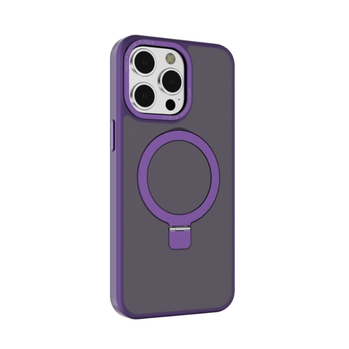 iPhone 17/16 /15/14/12  MagS Metal Stand PC02 Case