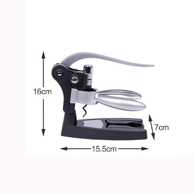Professional Zinc Alloy Wine Opener - Premium Corkscrew & Bottle Opener for Effortless Opening"