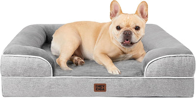 Orthopedic Memory-Foam Dog Sofa Bed for Large Dogs – Waterproof & Washable (M–XL)