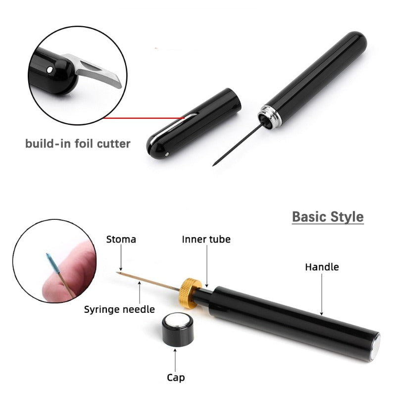 Portable Air Pressure Corkscrew Cork Remover