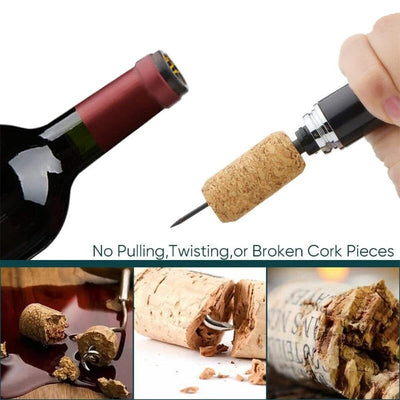 Portable Air Pressure Corkscrew Cork Remover