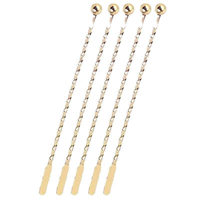 5-Piece Cocktail Bar Spoons For Mixing