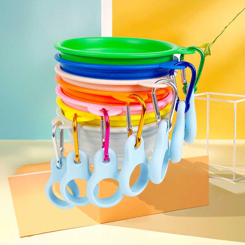Collapsible Dog Bowl – Portable, Expandable Silicone, Dishwasher-Safe