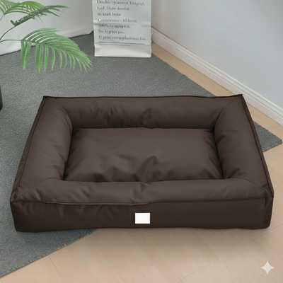 Orthopedic Waterproof Dog Bed for Large Dogs – Anti-Anxiety 360° Bolster, Washable (M–3XL)