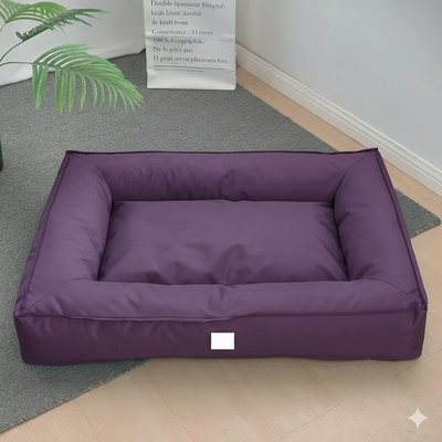 Orthopedic Waterproof Dog Bed for Large Dogs – Anti-Anxiety 360° Bolster, Washable (M–3XL)