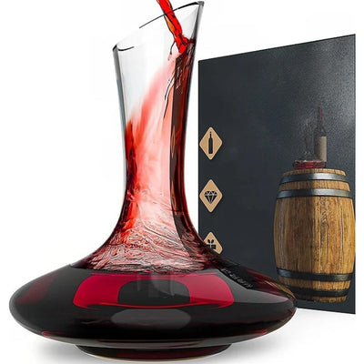 Glass Wine Decanter With Aerator