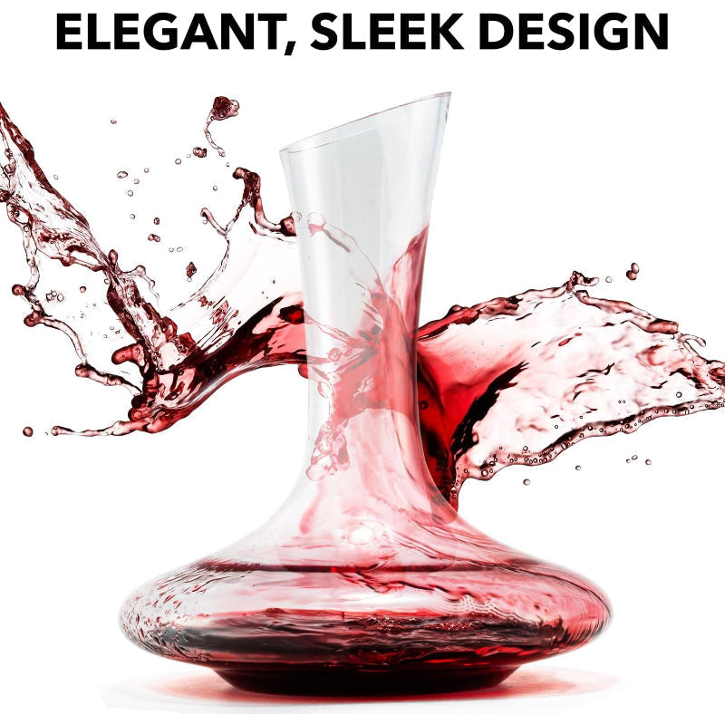 Glass Wine Decanter With Aerator