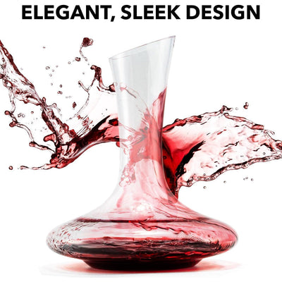 Glass Wine Decanter With Aerator