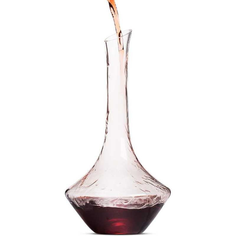 Glass Wine Decanter With Stopper For Aeration And Pouring
