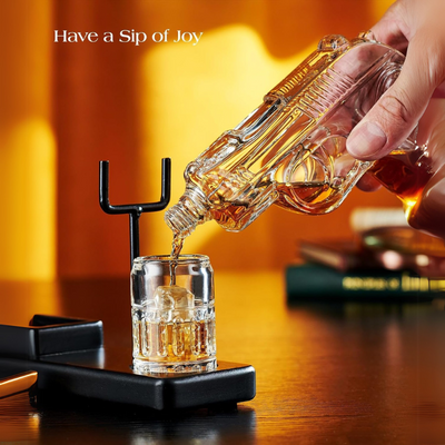 Gun Inspired Whiskey Decanter Set