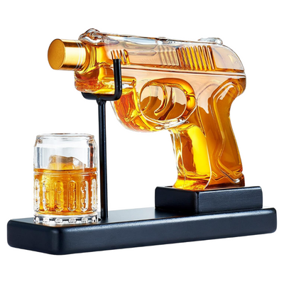Gun Inspired Whiskey Decanter Set