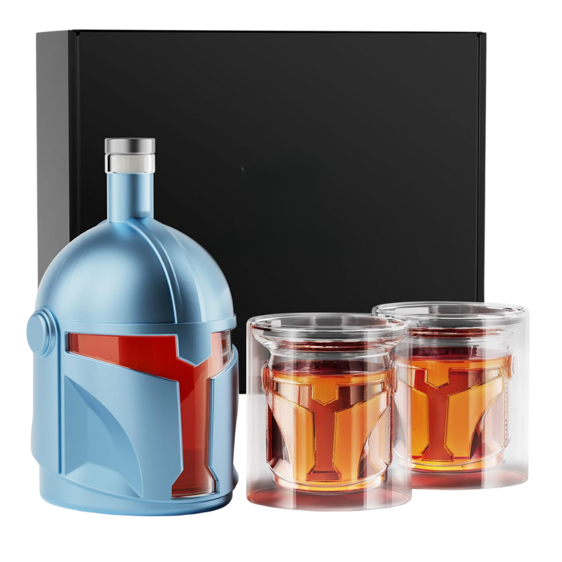 Helmet Inspired Whiskey Decanter Set