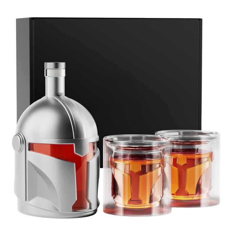 Helmet Inspired Whiskey Decanter Set
