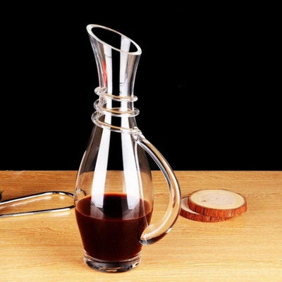 Crystal Wine Decanter With Handle