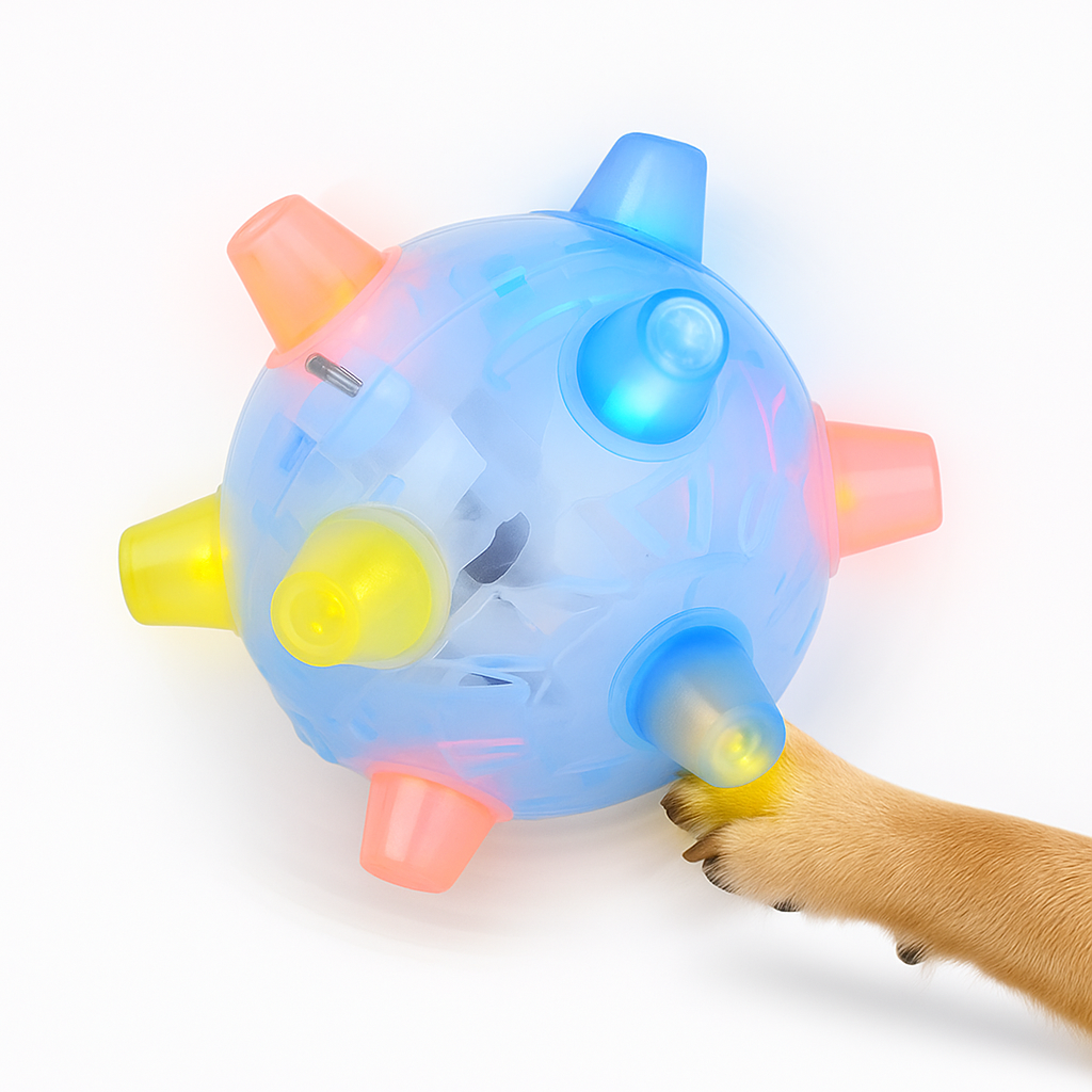 Interactive Bouncing Dog Play Ball