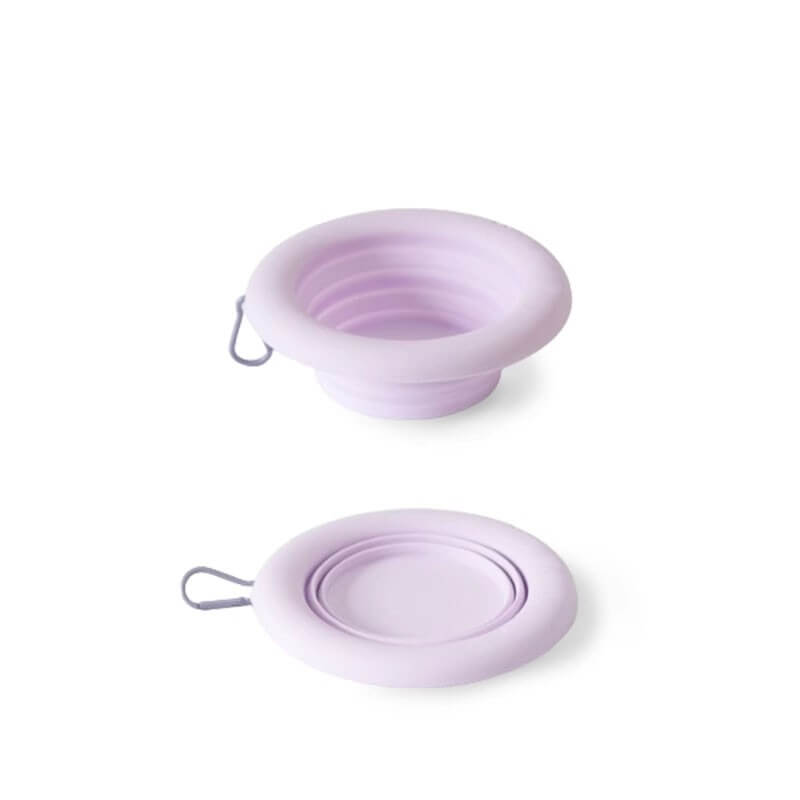 Collapsible Dog Bowl – Portable Silicone Travel Bowl, 500 ml