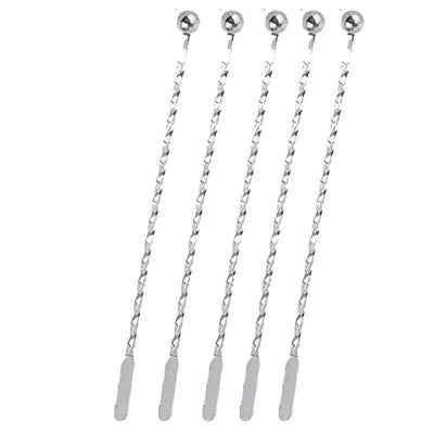 5-Piece Cocktail Bar Spoons For Mixing