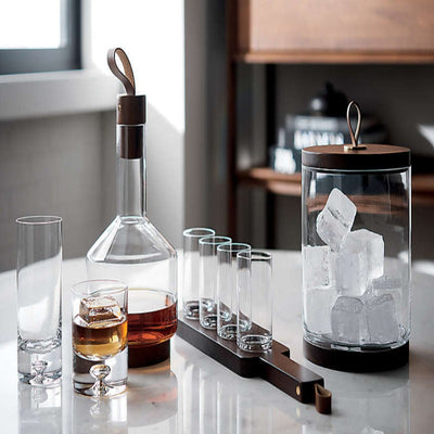 Super Stylish Glass Finished Decanter