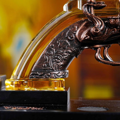 Revolver Design Whiskey Decanter Set