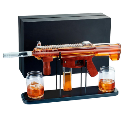 Rifle Design Whiskey Decanter Set