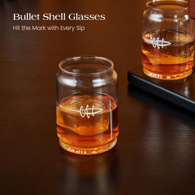 Rifle Design Whiskey Decanter Set