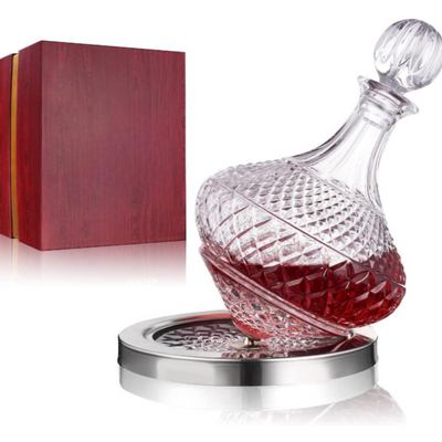 Spinning Wine Decanter With Stopper