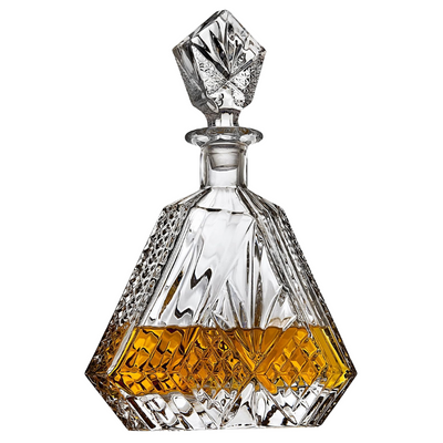 Triangular Irish Design Whiskey Decanter Set