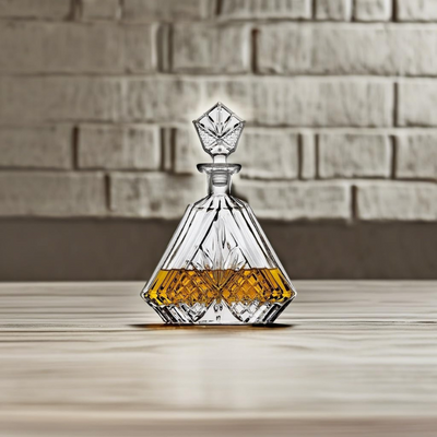 Triangular Irish Design Whiskey Decanter Set