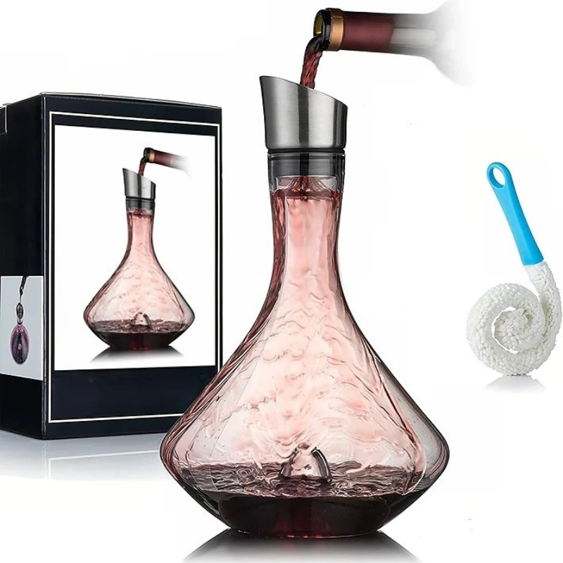 Wine Decanter With Waterfall Aeration