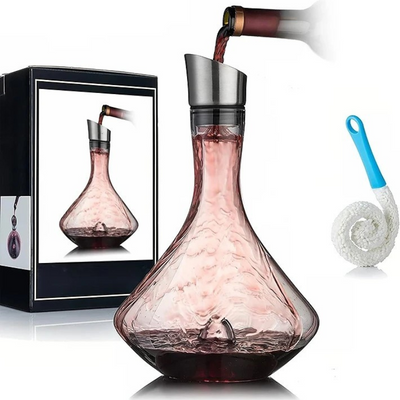 Wine Decanter With Waterfall Aeration