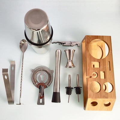 10-Piece Mixology & Craft Cocktail Shaker Set
