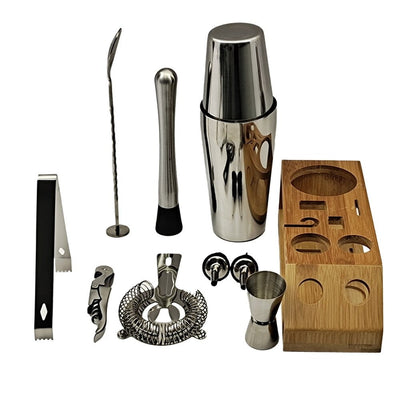 10-Piece Mixology & Craft Cocktail Shaker Set