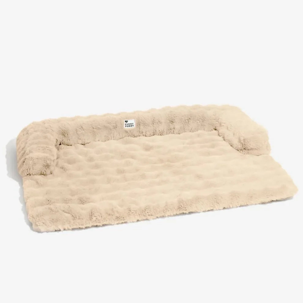 Calming Dog Bed Sofa Protector – 2-in-1 Couch Cover with Bolster, Washable & Non-Slip (S–XL)