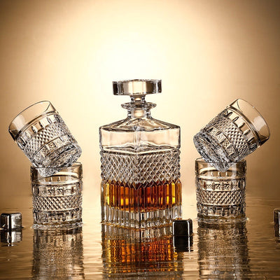 Glass Bottle Wine Glass Whiskey Shot Glass Wine Set Suit