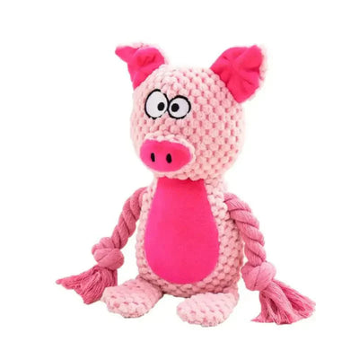 Durable Plush Dog Toy Heavy Chewer