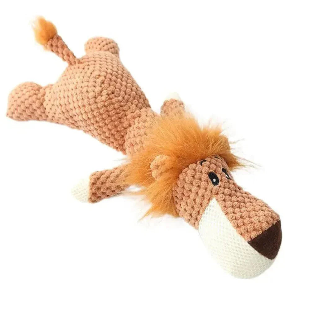 Durable Plush Dog Toy Heavy Chewer