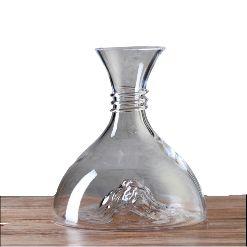 Glass Iceberg Red Wine Decanter