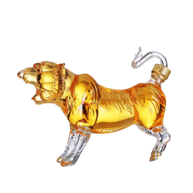 Classic Tiger Designed Wine Decanter